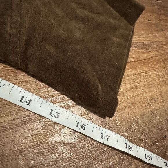 Regency Style Spencer Jacket Bolero Mushroom Brown Velour VTG XL Cropped READ - Picture 11 of 11